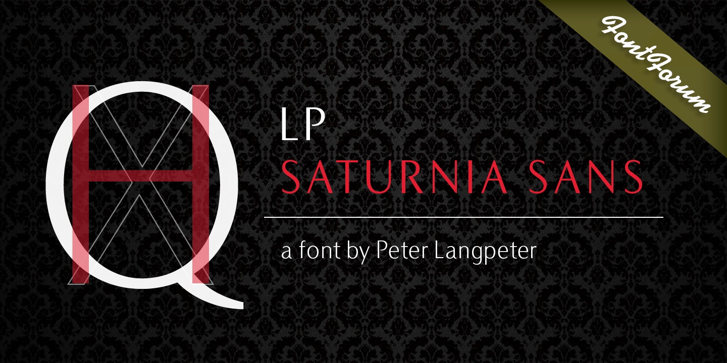 LP Saturnia Light Font preview